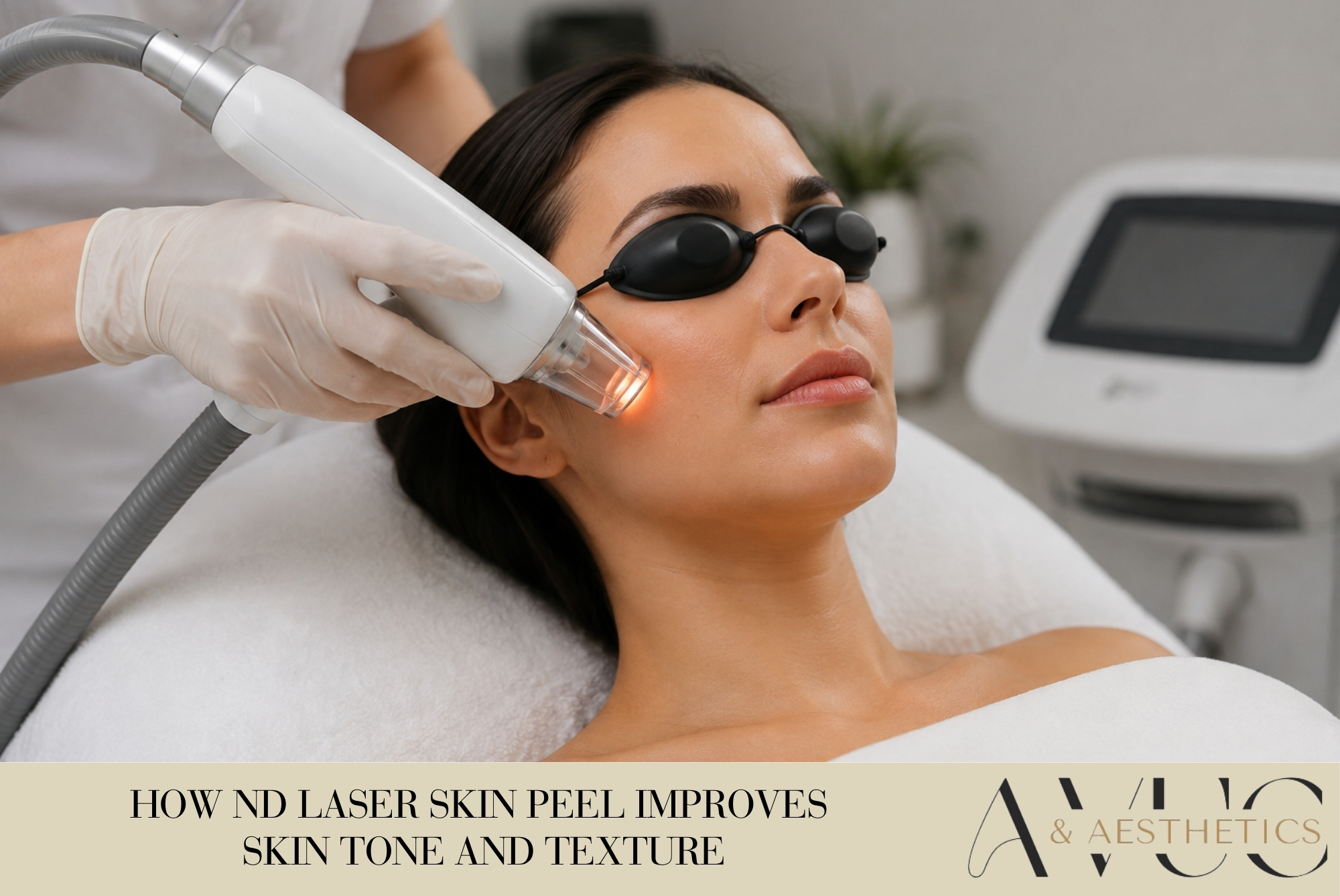 How NDYAG Laser Skin Peel Improves Skin Tone and Texture